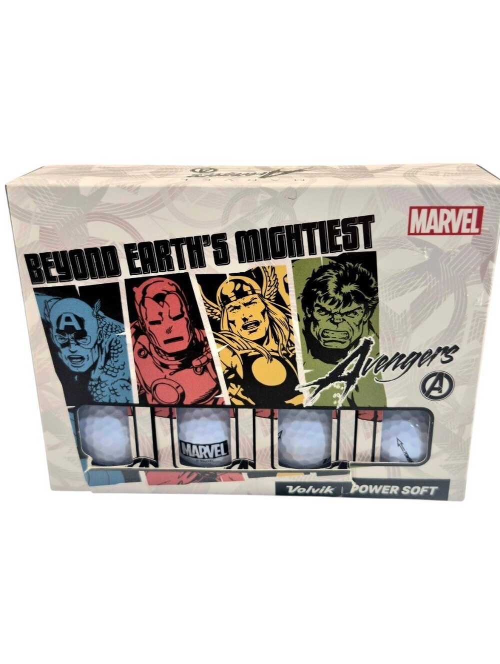 Volvik x Marvel Avengers Golf Balls 12-Pack Power Soft Beyond Earth's Mightiest